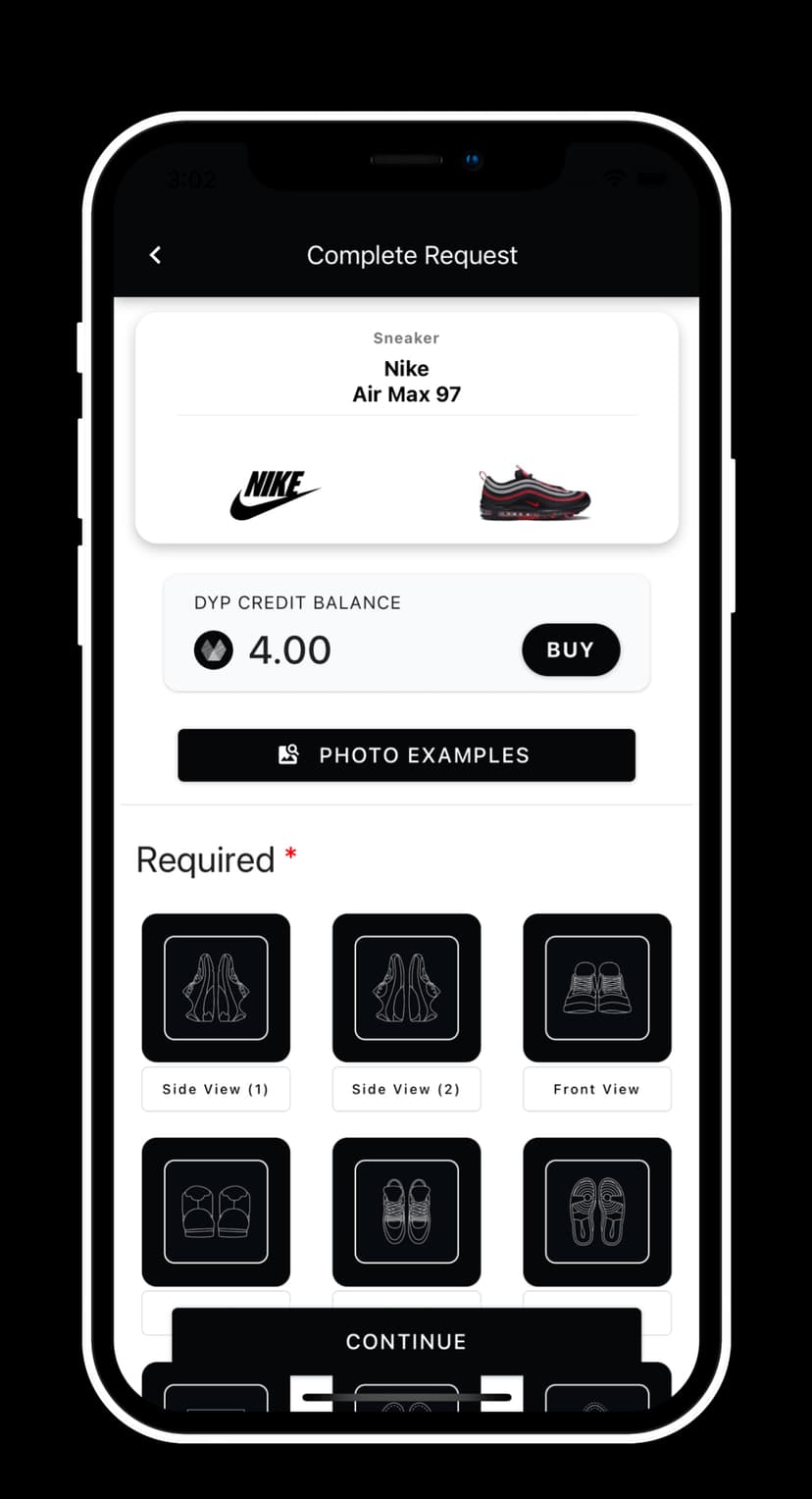 Dype - Legit Check App Submit Request