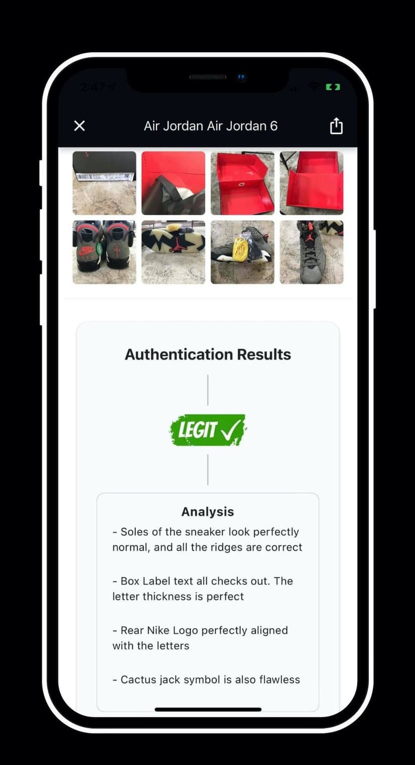 Dype - Legit Check App Get Results